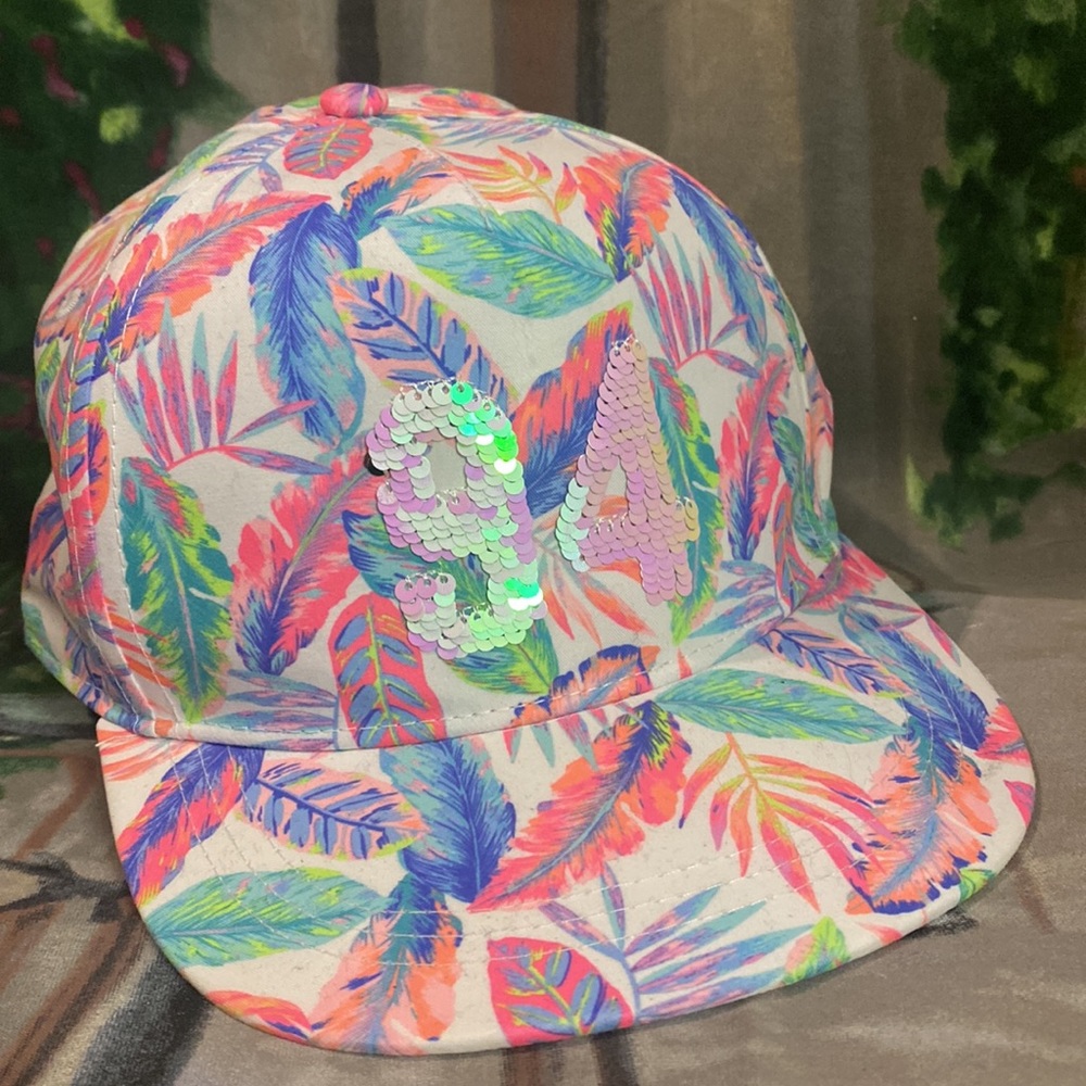 H&M tropical print hat